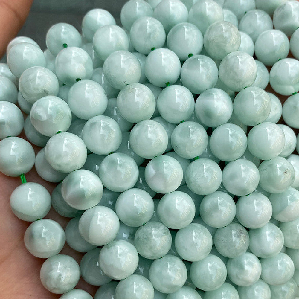 Perles en vrac angélite, accessoires de bijoux à faire soi-même