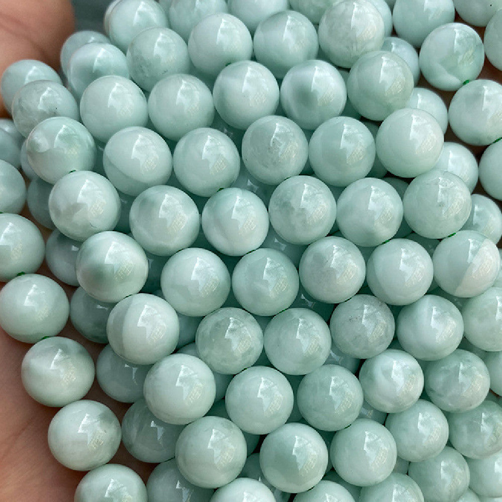 Perles en vrac angélite, accessoires de bijoux à faire soi-même