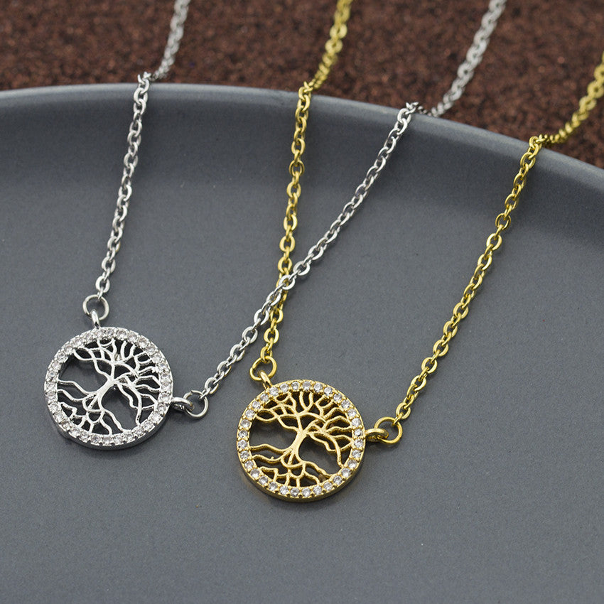 Collier pendentif arbre de vie