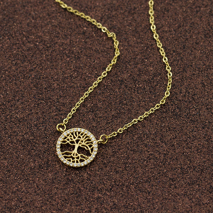 Collier pendentif arbre de vie
