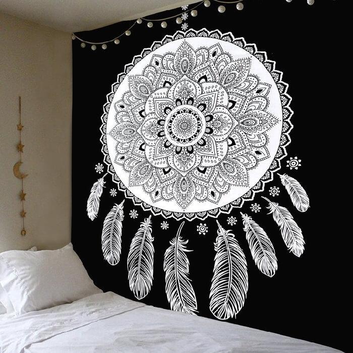Tapisserie Attrape-Mandala Lotus