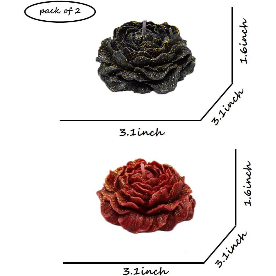 Bougies basse température Sentiment Dorure 45 degrés Pivoine Rose Cire d'aromathérapie faite à la main Facile à nettoyer