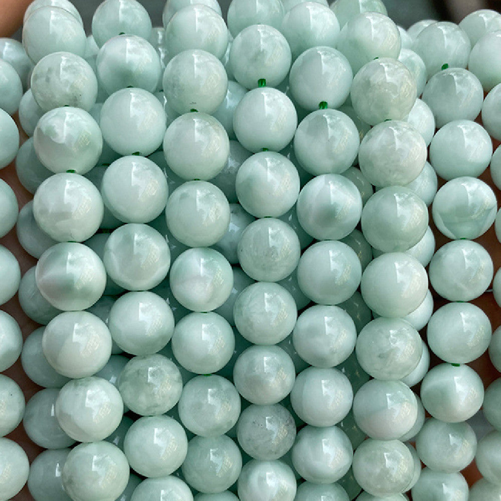Perles en vrac angélite, accessoires de bijoux à faire soi-même