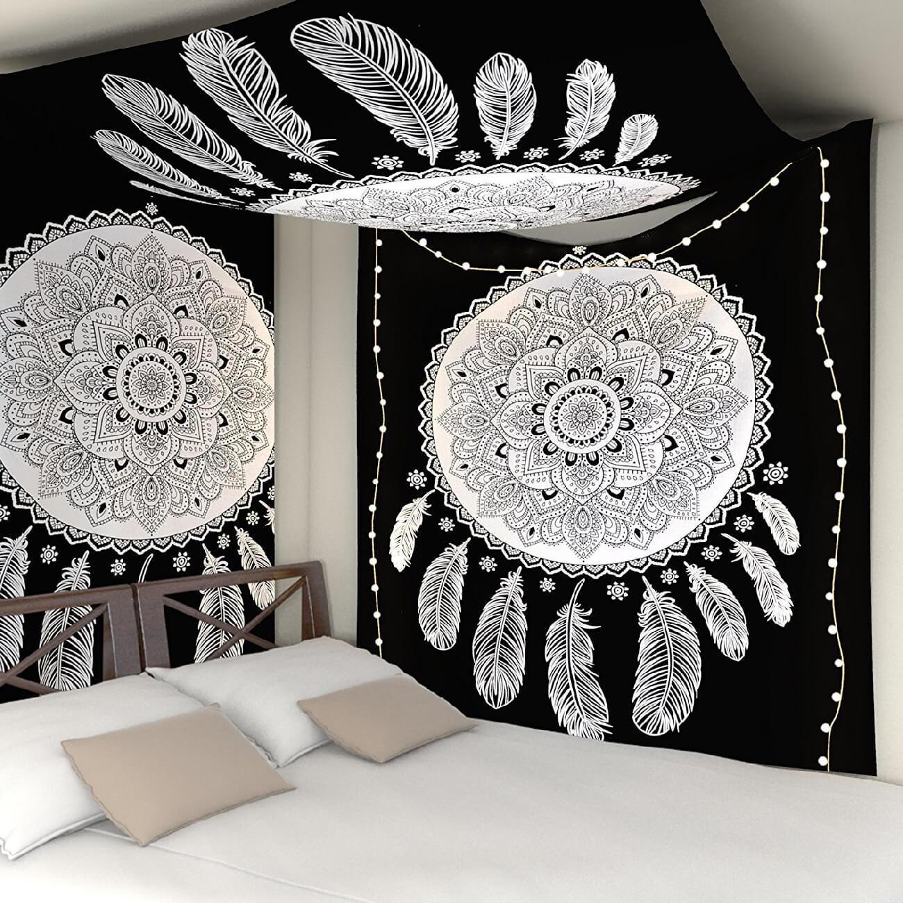 Tapisserie Attrape-Mandala Lotus