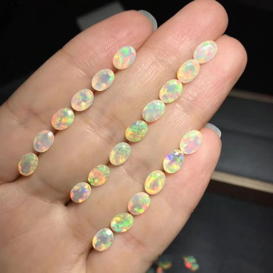 Natural Oval Loose Opal Stone For Jewelry Setting