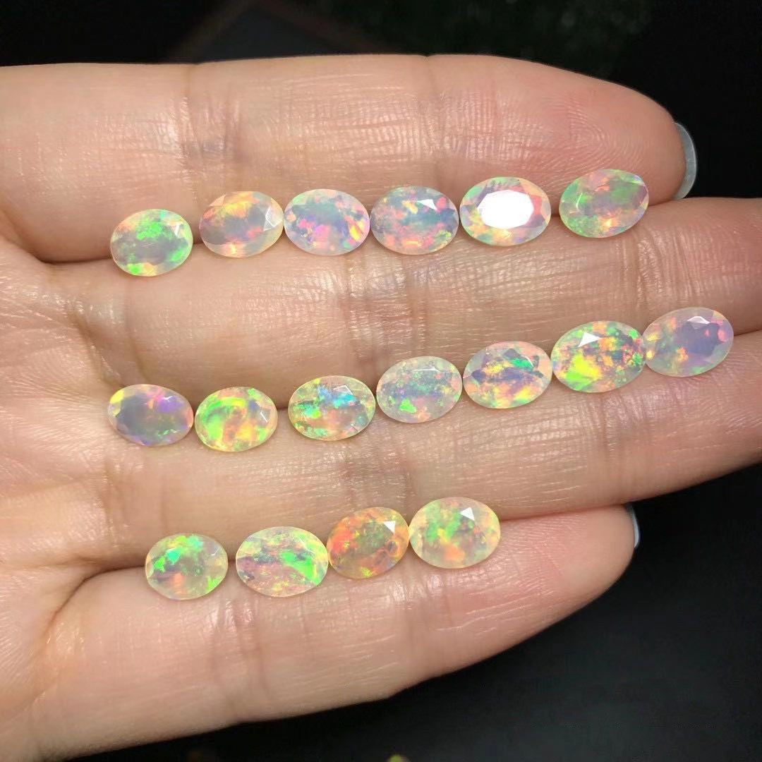 Natural Oval Loose Opal Stone For Jewelry Setting