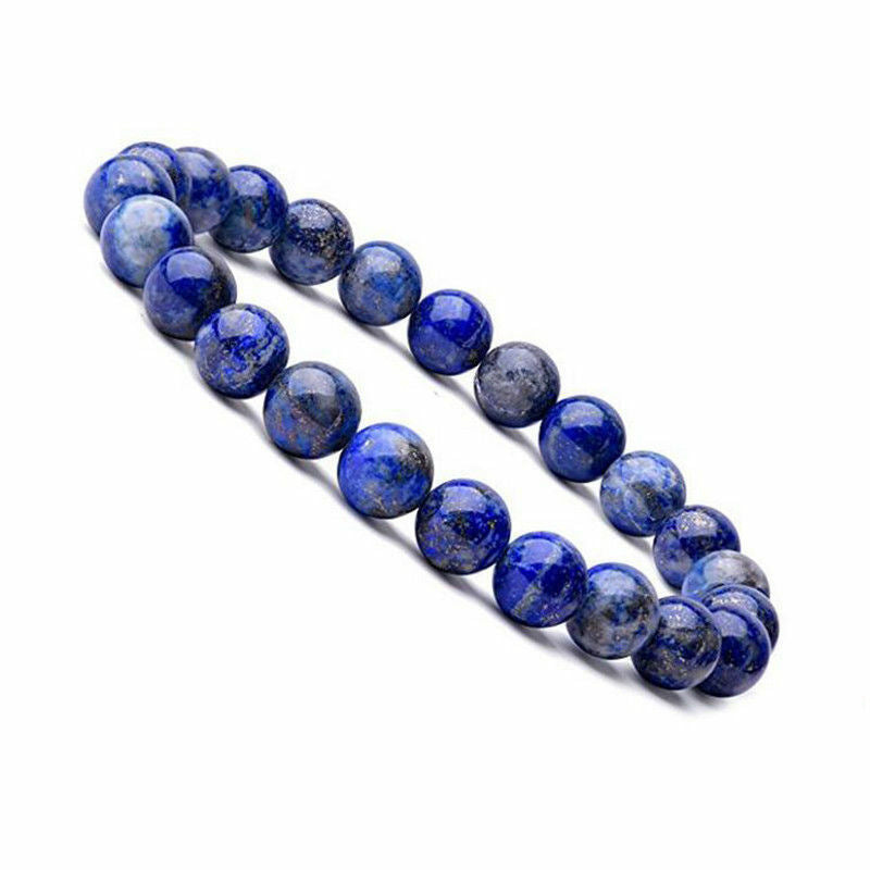 Bracelet personnalisé simple en lapis-lazuli naturel