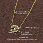 Collier pendentif arbre de vie