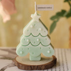 Bougies parfumées créatives pour une ambiance de sapin de Noël