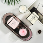 Bougies végétales en verre aromathérapie parfum romantique
