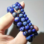 Bracelet personnalisé simple en lapis-lazuli naturel
